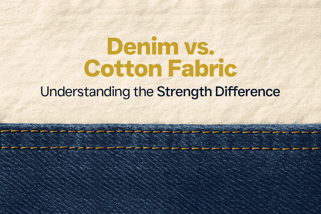 Denim vs. Cotton Fabric Understanding the Strength Difference