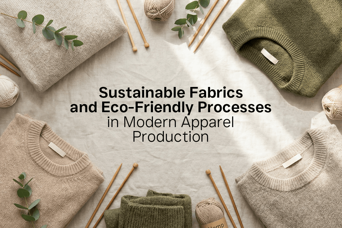 Modern Apparel Production with Sustainable Fabrics