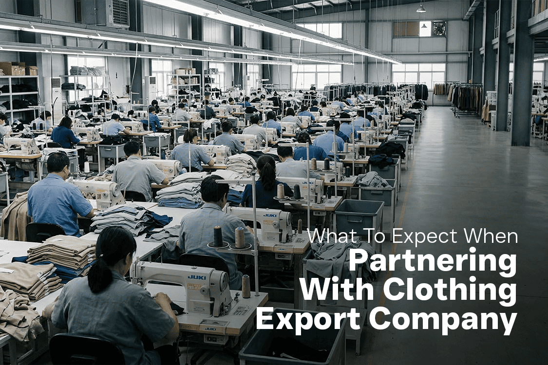 What to Expect When Partnering with a Clothing Export Company